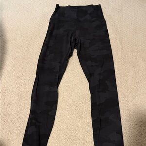 lululemon athletica  Dark Camouflage Leggings